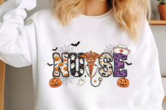 Retro Nurse Halloween png, Preppy Halloween Png Product Image 3