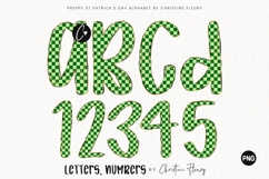 Checkered Preppy St Patricks Alpha PNG Clipart Product Image 1