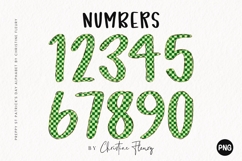 Checkered Preppy St Patricks Alpha PNG Clipart Product Image 3