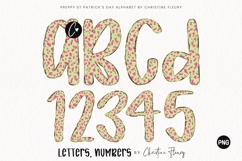 Pink Dalmatian Print Preppy St Patricks Alpha PNG Clipart Product Image 1