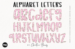 Pink Plaid Preppy St Patricks Alpha PNG Clipart Product Image 2