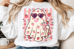 Preppy Strawberry Ghost PNG Product Image 2