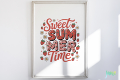 Preppy Strawberry Summer Vibes PNG Product Image 2