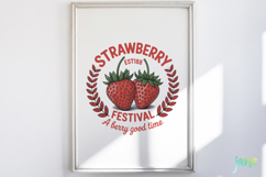 Preppy Strawberry Summer Vibes PNG Product Image 2