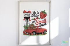 Preppy Strawberry Summer Vibes PNG Product Image 2