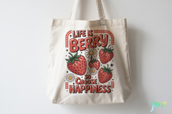 Preppy Strawberry Summer Vibes PNG Product Image 3