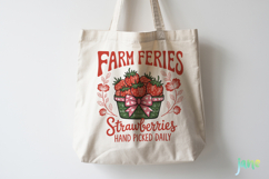 Preppy Strawberry Summer Vibes PNG Product Image 3