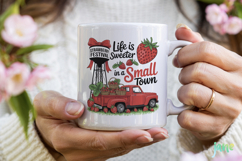 Preppy Strawberry Summer Vibes PNG Product Image 5