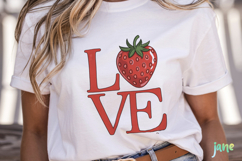 Preppy Strawberry Summer Vibes PNG Product Image 5