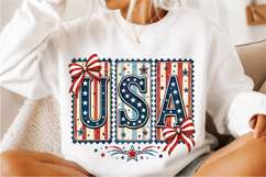 Preppy striped USA Png Product Image 3