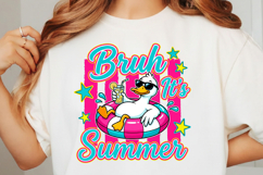 Preppy Summer Bruh Goose PNG Product Image 2