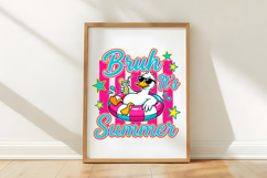Preppy Summer Bruh Goose PNG Product Image 4