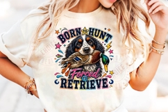 Preppy Summer Duck PNG Hunting Dog With Mallard Duck Lake Da Product Image 3