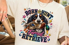 Preppy Summer Duck PNG Hunting Dog With Mallard Duck Lake Da Product Image 6