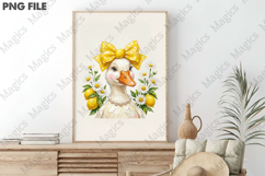 Preppy Summer Lemon Goose Png Product Image 3