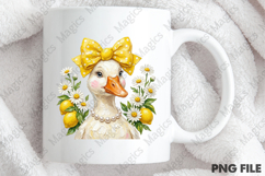 Preppy Summer Lemon Goose Png Product Image 4