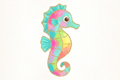 Preppy Summer Seahorse PNG Product Image 1