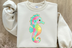 Preppy Summer Seahorse PNG Product Image 4