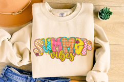 Summer Vibes PNG, Preppy Summer, Beach PNG, Hello Summer PNG Product Image 1