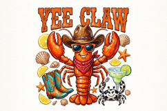 Preppy Summer Yee Claw PNG Product Image 1