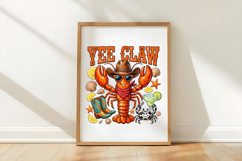 Preppy Summer Yee Claw PNG Product Image 5