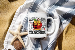 Preppy Teacher Coquette Bow Png, Teacher Summer Png Product Image 5