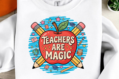 Preppy Teachers Are Magic PNG Product Image 1