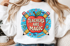 Preppy Teachers Are Magic PNG Product Image 2