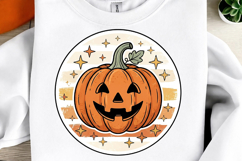 Preppy Textured Halloween Pumpkin PNG Product Image 1