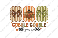 Preppy Thanksgiving Gobble Png Product Image 1