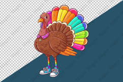 Preppy Thanksgiving Turkey Png Product Image 4