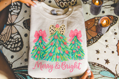 Merry And Bright PNG, Holiday PNG, Christmas Tree PNG, Santa Product Image 3