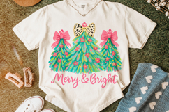 Merry And Bright PNG, Holiday PNG, Christmas Tree PNG, Santa Product Image 5