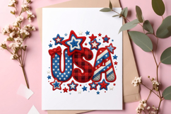 Preppy USA Coquette Png, 4th Of July Png Product Image 2