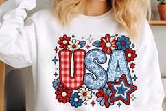 Preppy USA PNG, Coquette 4th of July Product Image 3