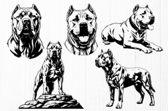 Presa Canario SVG Bundle, 10 Dog breed Vector Cricut Files Product Image 2