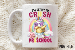 PRESCHOOL Back to School Unicorn Sublimation Product Image 3