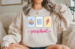 Preschool PNG, Retro School Stamp Sublimation Product Image 4