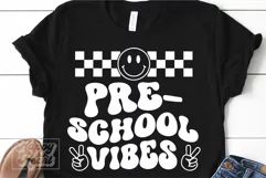 Preschool Vibes SVG - Back To School SVG - Pre Kinder PNG Product Image 3