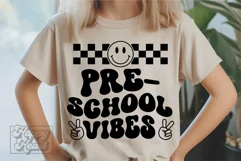 Preschool Vibes SVG - Back To School SVG - Pre Kinder PNG Product Image 4