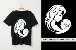 Happy Mother&#039;s Day SVG, T-shirt Design Product Image 1