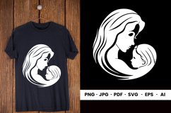 Happy Mother&#039;s Day SVG, T-shirt Design Product Image 3
