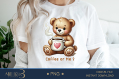 Coffee or Me PNG ,The Perfect Valentine&#039;s Day Design! Product Image 2
