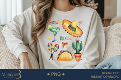 Cinco De Mayo Fiesta PNG Fun Mexican Party Design Png Product Image 3