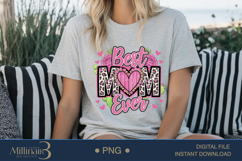 Best Mom Ever PNG ,Leopard Print Mother’s Day PNG Product Image 5