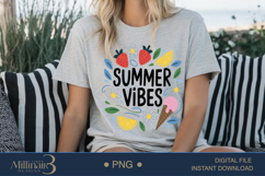 Summer Vibes PNG ,Cute Ice Cream, Lemon &amp; Strawberry Product Image 3