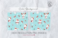 Christmas Bunny 20oz Tumbler Sublimation Product Image 3