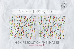 Christmas Garland Lights 20oz Tumbler Sublimation Product Image 4