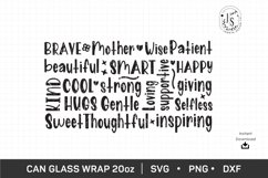 Mothers Day 20oz, Mom Day Can Glass Full Wrap Seamless Product Image 5