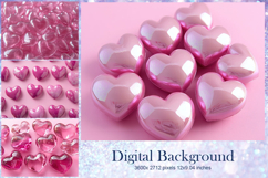 Heart Valentines Background Love Wallpaper Bokeh Backdrop33 Product Image 1